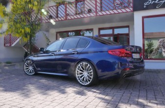 Topas on BMW 5 series G30 with H&R springs